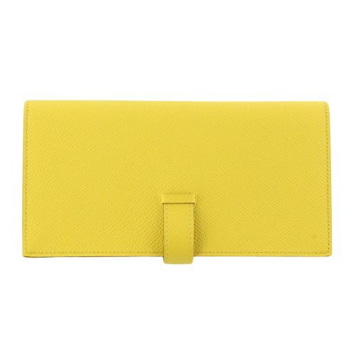 エルメス ベアンスフレ ジョーヌナプル ヴォーエプソン ゴールド金具 B刻印 HERMES Bearn Soufflet