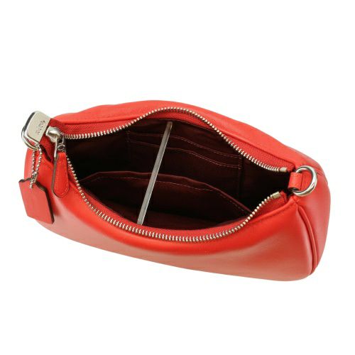 コーチ アウトレット ショルダーバッグ レディース テリ シグネチャー レッド COACH OUTLET CJ608 SVRCK BRIGHT POPPY