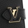 ルイヴィトン 二つ折り財布 LV ヴェルティカル ウォレット コンパクト ブラック LOUIS VUITTON M81561 ノワール