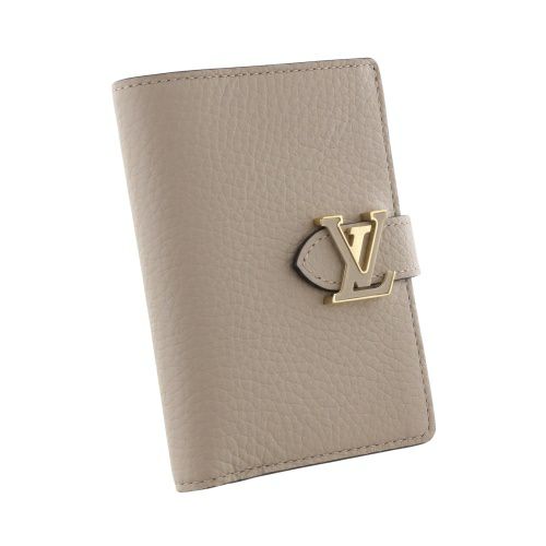 ルイヴィトン 二つ折り財布 LV ヴェルティカル ウォレット コンパクト グレー LOUIS VUITTON M82198 ガレ