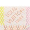 ルイヴィトン 三つ折り財布 ダミエ ポルトフォイユ・ヴィクトリーヌ ホワイト LOUIS VUITTON N40638 ピーチ ピンク