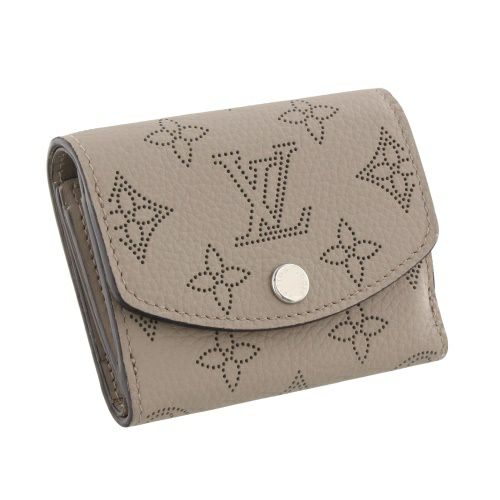 ルイヴィトン 三つ折り財布 マヒナ ポルトフォイユ・イリス XS ベージュ LOUIS VUITTON M82437 ガレ
