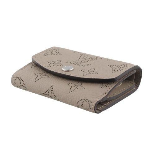 ルイヴィトン 三つ折り財布 マヒナ ポルトフォイユ・イリス XS ベージュ LOUIS VUITTON M82437 ガレ