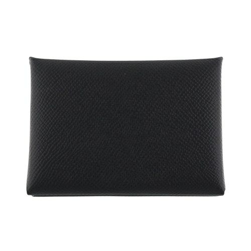 エルメス カルヴィ ノワール ヴォーエプソン シルバー金具 B刻印 