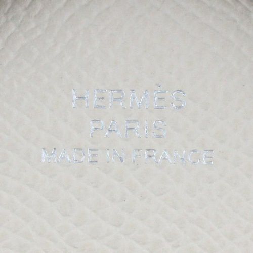 エルメス カルヴィ ナタ ヴォーエプソン シルバー金具 B刻印 HERMES Calvi