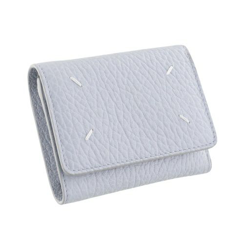 メゾンマルジェラ 三つ折り財布 レディース ブルー MAISON MARGIELA SA3UI0010P4455 T6172 BREEZE