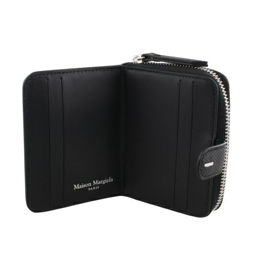 メゾンマルジェラ 二つ折り財布 レディース ブラック MAISON MARGIELA SA3UI0006P4745 T8013 ブラック