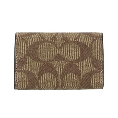 コーチ アウトレット キーケース メンズ ブラウン COACH OUTLET 78675 QBTN2 ブラック/アンティーク ニッケル