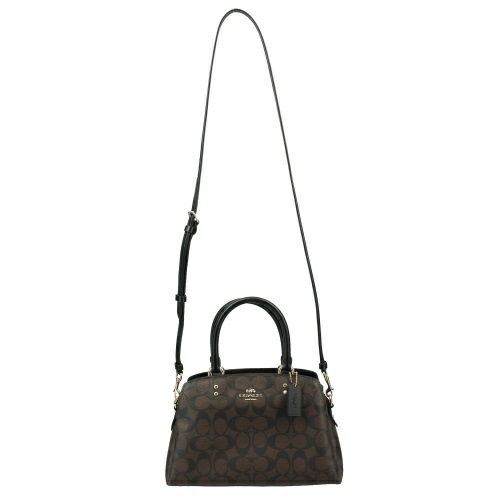 コーチ アウトレット トートバッグ レディース シグネチャー ミニ リリー キャリーオール ブラウン COACH OUTLET 91494 IMAA8