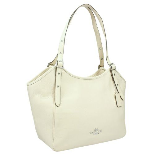 コーチ アウトレット トートバッグ レディース メドウ ショルダー バッグ ホワイト COACH OUTLET CM074 SV/HA