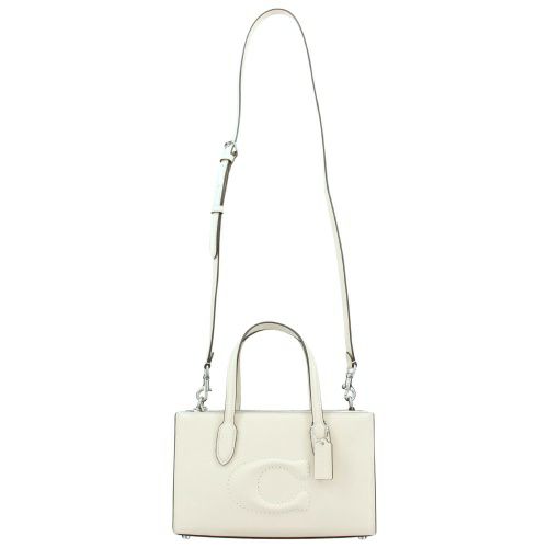 コーチ アウトレット トートバッグ レディース ニーナ スモール トート ホワイト COACH OUTLET CR097 SV/HA