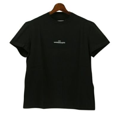 メゾンマルジェラ Tシャツ 半袖 メンズ ブラック Maison Margiela S30GC0701S22816 900 BLACK 50 L ロゴ  | GINZA LoveLove（ラブラブ）