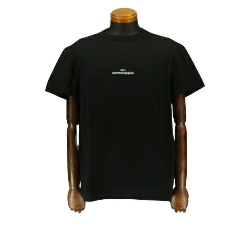 メゾンマルジェラ Tシャツ 半袖 メンズ ブラック Maison Margiela S30GC0701S22816 900 BLACK 50 L ロゴ