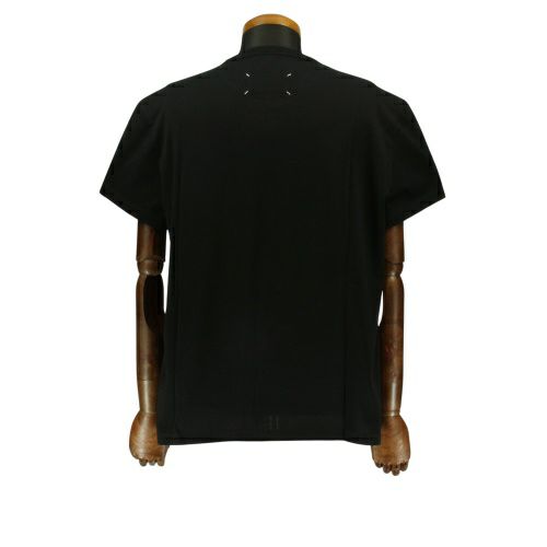 メゾンマルジェラ Tシャツ 半袖 メンズ ブラック Maison Margiela S30GC0701S22816 900 BLACK 50 L ロゴ