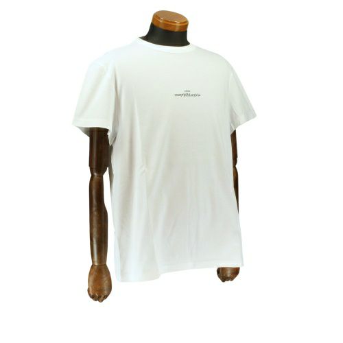 メゾンマルジェラ Tシャツ 半袖 メンズ ホワイト Maison Margiela S30GC0701S22816 994 WHITE 50 L ロゴ
