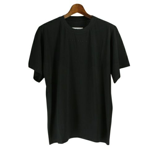 エムエム6 メゾンマルジェラ Tシャツ 半袖 レディース ブラック MM6 MAISON MARGIELA S52GC0246S24312 900 BLACK L ロゴ