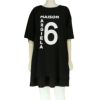 エムエム6 メゾンマルジェラ Tシャツ 半袖 レディース ブラック MM6 MAISON MARGIELA S52GC0249S24311 900 BLACK L ロゴ