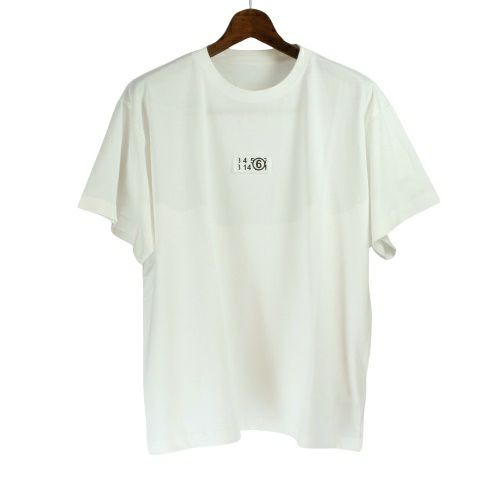 エムエム6 メゾンマルジェラ Tシャツ 半袖 レディース ホワイト MM6 MAISON MARGIELA S52GC0267S24312 101 WHITE M ロゴ