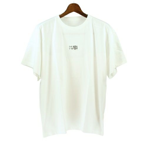 エムエム6 メゾンマルジェラ Tシャツ 半袖 メンズ ホワイト MM6 MAISON MARGIELA S52GC0275S24312 101 WHITE M ロゴ