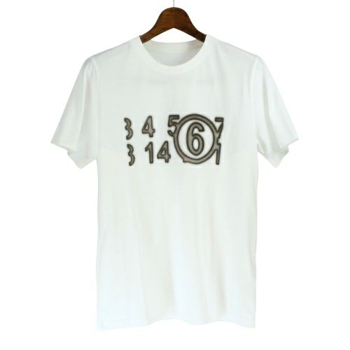 エムエム6 メゾンマルジェラ Tシャツ 半袖 レディース ホワイト MM6 MAISON MARGIELA S52GC0277S24312 101 WHITE S ロゴ