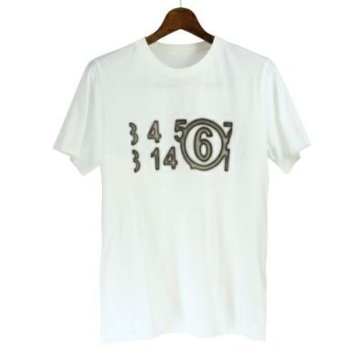 エムエム6 メゾンマルジェラ Tシャツ 半袖 レディース ホワイト MM6 MAISON MARGIELA S52GC0249S24311 101  WHITE M ロゴ | GINZA LoveLove（ラブラブ）