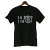 エムエム6 メゾンマルジェラ Tシャツ 半袖 レディース ブラック MM6 MAISON MARGIELA S52GC0277S24312 900 BLACK L ロゴ