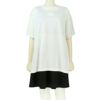 エムエム6 メゾンマルジェラ Tシャツ 半袖 レディース ホワイト MM6 MAISON MARGIELA S62GD0111S23955 100 WHITE L ロゴ