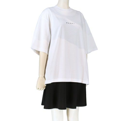 マルニ Tシャツ 半袖 レディース ホワイト MARNI THJE0263P1 USCS87 LOW01 38 ロゴ