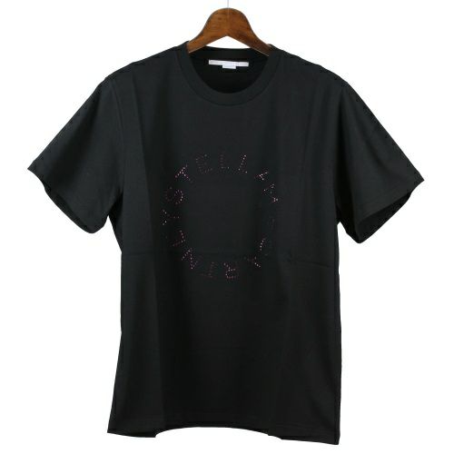 ステラマッカートニー Tシャツ 半袖 レディース ブラック Stella McCartney 6J0158 3SPX38 1000 BLACK XS  ロゴ | GINZA LoveLove（ラブラブ）