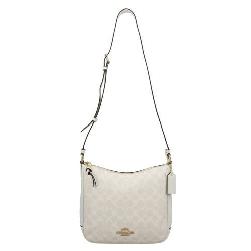 コーチ アウトレット ショルダーバッグ レディース エリー シグネチャー COACH OUTLET C1649 IMRFF グレイシャーホワイト