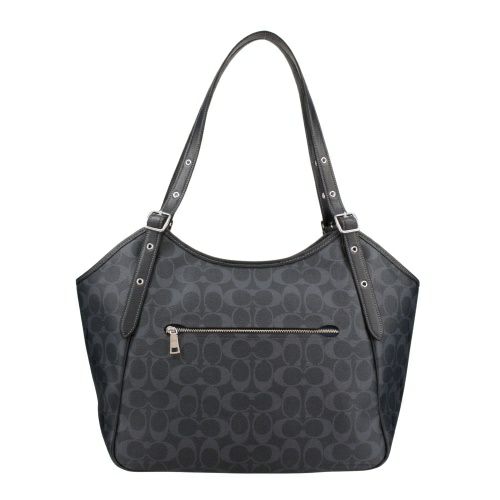 コーチ アウトレット トートバッグ レディース メドウ シグネチャー COACH OUTLET CM076 SVN2V デニム MNネイビー