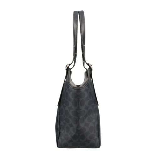 コーチ アウトレット トートバッグ レディース メドウ シグネチャー COACH OUTLET CM076 SVN2V デニム MNネイビー