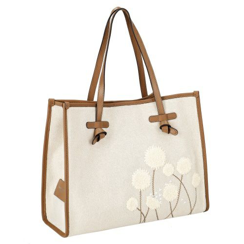 GIANNI CHIARINI ベージュ トートバッグ