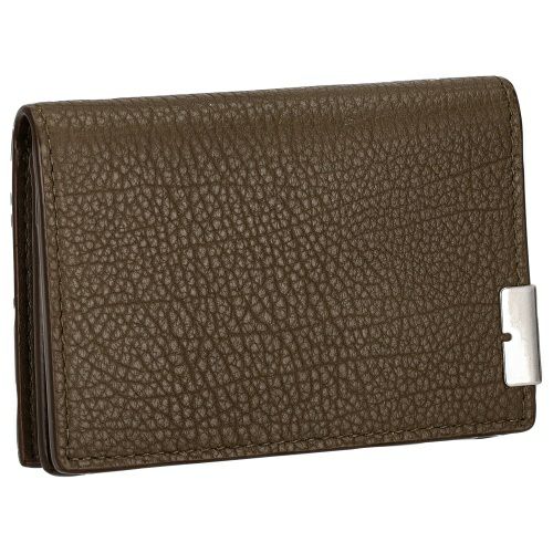 バーバリー カードケース 名刺入れ メンズ フリント ブラウン BURBERRY