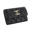 シャネル カードケース 名刺入れ レディース ブラック CHANEL AP3978 B16267 94305