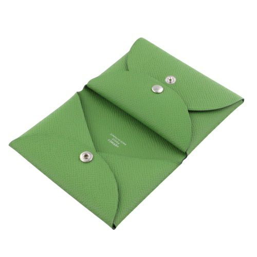 エルメス カードケース 名刺入れ カルヴィ デュオ グリーン HERMES  