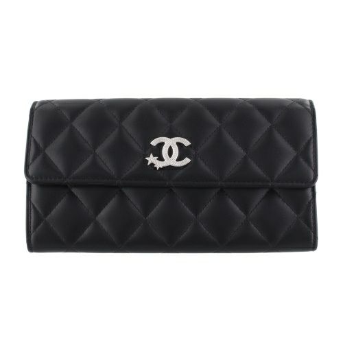 シャネル 長財布 レディース ブラック CHANEL AP3724 B14929 94305 
