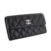 シャネル 長財布 レディース ブラック CHANEL AP3724 B14929 94305 ブラック