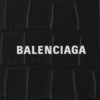 バレンシアガ 二つ折り財布 メンズ ブラック BALENCIAGA 594315 1ROP3 1000 BLACK/WHITE