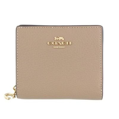 コーチ アウトレット 二つ折り財布 レディース トープ COACH OUTLET C4124 IMTAU | GINZA LoveLove（ラブラブ）