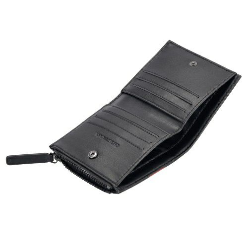エンポリオアルマーニ 二つ折り財布 メンズ ブラック EMPORIO ARMANI  