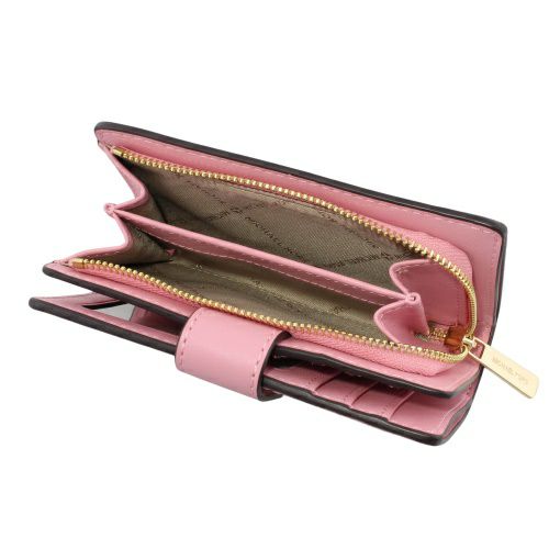 マイケルコース 二つ折り財布 レディース ジェット セット トラベル ピンク MICHAEL KORS 35S4GTVF6L CARNATION
