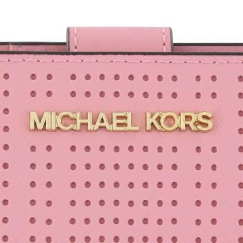 マイケルコース 二つ折り財布 レディース ジェット セット トラベル ピンク MICHAEL KORS 35S4GTVF6L CARNATION