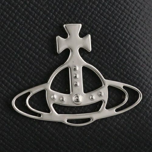 ヴィヴィアンウエストウッド 二つ折り財布 メンズ サフィアーノ ブラック Vivienne Westwood 51010016 N401 BLACK