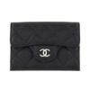 シャネル 三つ折り財布 レディース CHANEL AP0230 B15532 C3906 ブラック