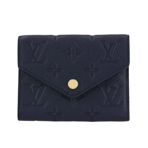 LOUIS VUITTON 三つ折り財布ネイビー