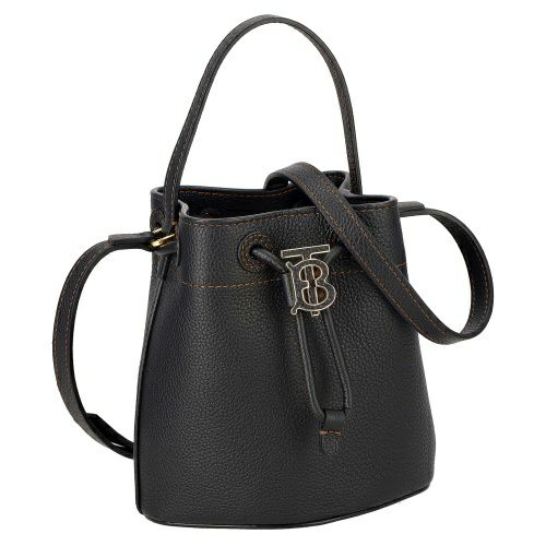 バーバリー ハンドバッグ レディース ミニ TBバケットバッグ ブラック  