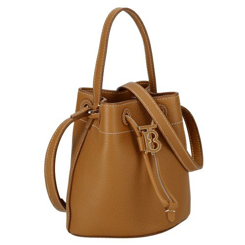 バーバリー ハンドバッグ レディース ミニ TBバケットバッグ ブラウン  