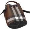 バーバリー ハンドバッグ レディース  ブラウン BURBERRY 8066213 DARK BIRCH BROWN