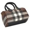 バーバリー ハンドバッグ レディース ミニ ジャイアントチェックボウリングバッグ ブラウン BURBERRY 8069663 A9011